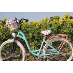 Dámsky retro bicykel Hliníkový 28" Lavida 3-prevodový Modro ružový